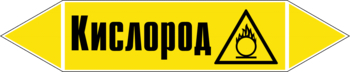 Маркировка трубопровода "кислород" (пленка, 358х74 мм) - Маркировка трубопроводов - Маркировки трубопроводов "ГАЗ" - ohrana.inoy.org