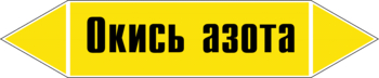 Маркировка трубопровода "окись азота" (пленка, 358х74 мм) - Маркировка трубопроводов - Маркировки трубопроводов "ГАЗ" - ohrana.inoy.org