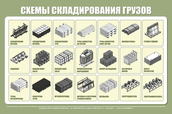 Схема складирования грузов st18 - Схемы строповки и складирования грузов - ohrana.inoy.org